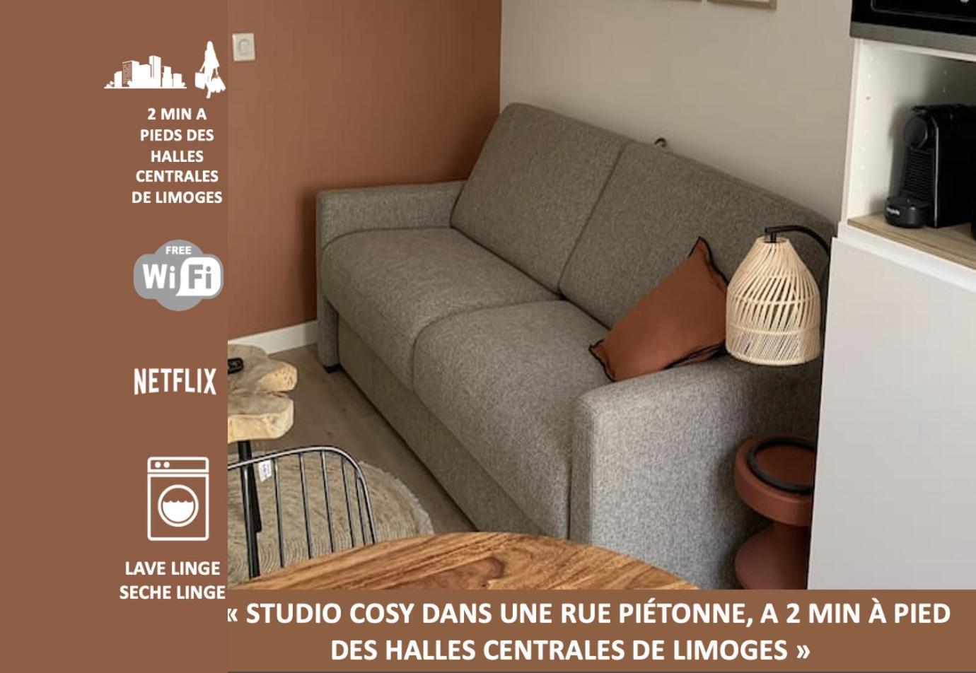 Magnifique Studio - En Hypercentre Et Rue Pietonne - 1Er Adrien Du Bouche Limoges Esterno foto